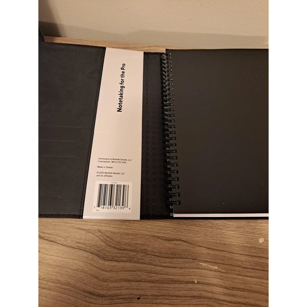 TRU RED Black Essentials Ruled Notebook Soft Cover Premium Paper 80 Sheets